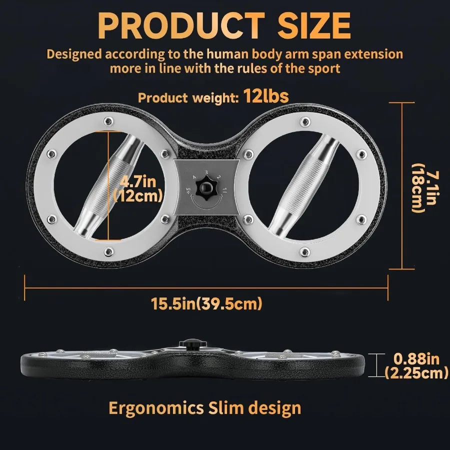 Burn Machine Arm Workout Appliances 360 Degree Rotatable Forearm Exerciser Resistance Adjustable MultiFunctional Rotational Tra