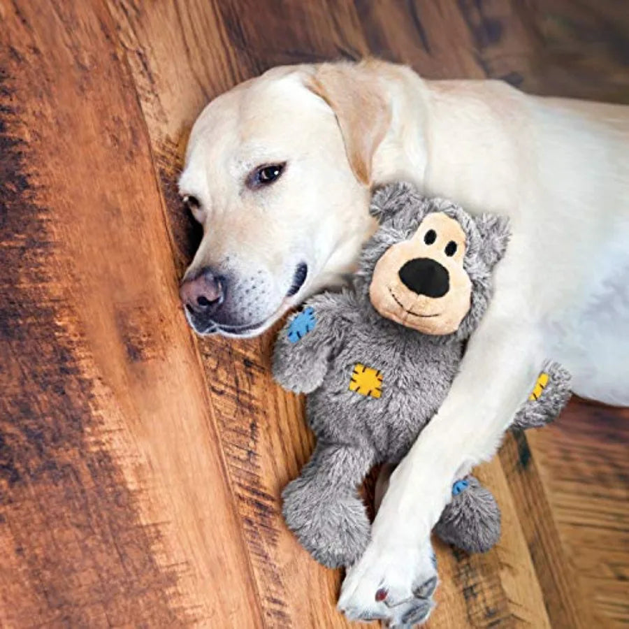 Wild Knots Bear and Signature Balls 2 Pack - Soft Bear Chew Toy with Rope Interior - Durable Dog Balls for Fetch - for Large Do