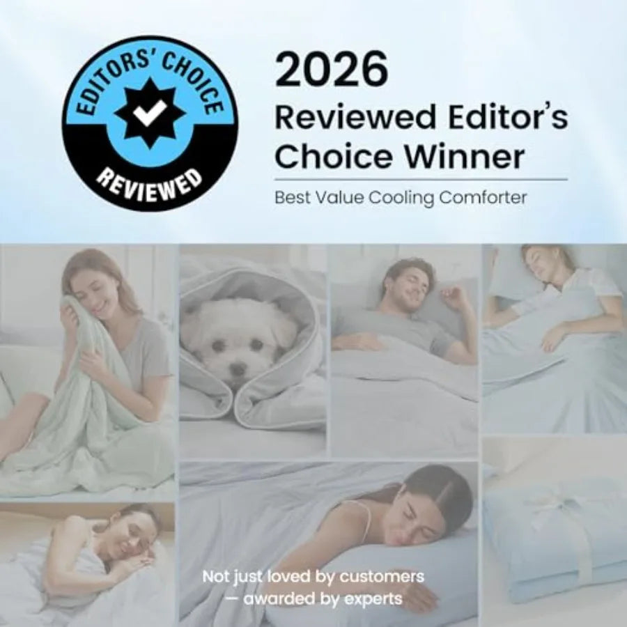 Cooling Comforter Queen Size, Cooling Blankets for Hot Sleepers and Night Sweats, Summer Comforter for Queen Size Bed, Breathab