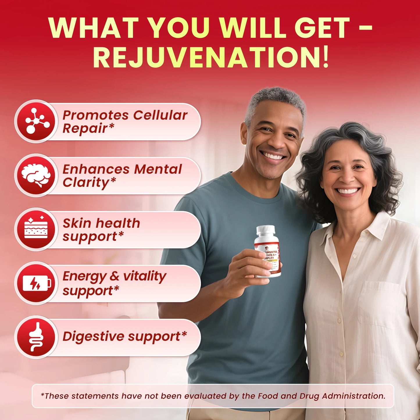 Lukaree Pre-fermentation Urolithin A+Complex Blend Promotes Cellular Repair Enhances Mental Clarity,Digestive Health Support