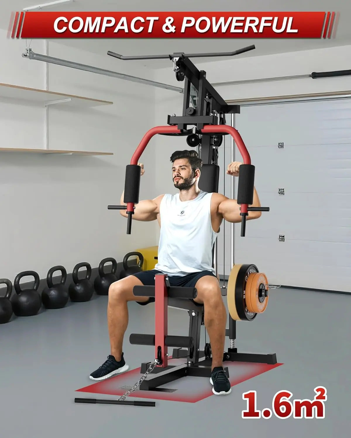 HiMISS All-In-One Home Gym Machine For Full Body Strength