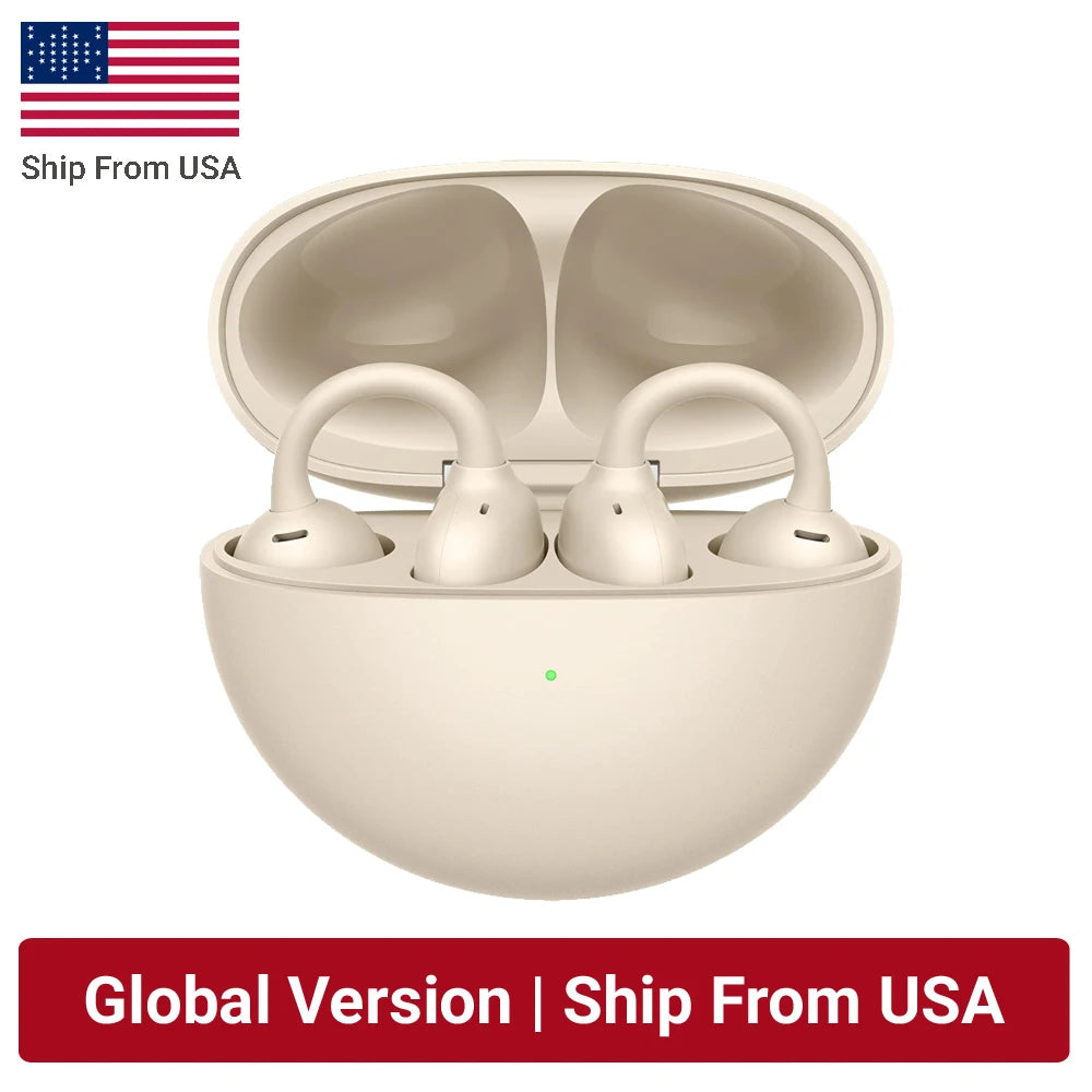 HUAWEI FreeClip,Open-ear Wireless Headphones,Ultimate Sound,compatible with iOS and Android,8 Hours Long Battery Life,