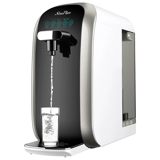 Y7P-BW UV Countertop Reverse Osmosis Water Filter, 5 Stage RO | NSF/ANSI 58 Certified Water Filtration System, No Installation,