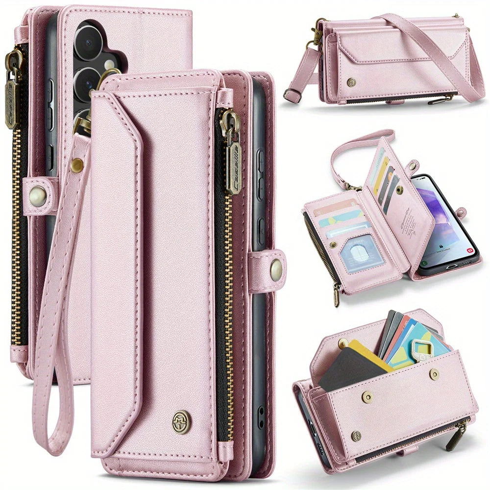 WeForDesign Samsung Galaxy RFID Wallet Case With 7-Card Holder