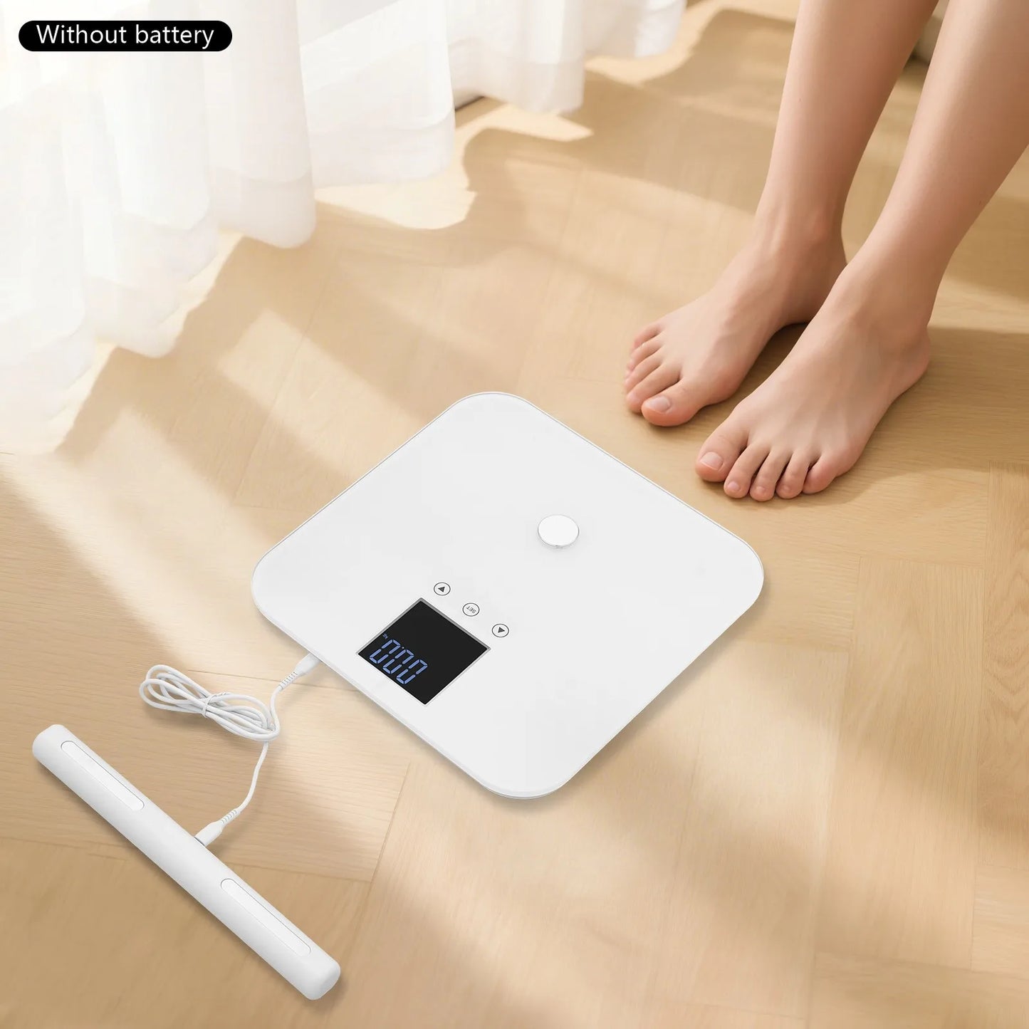 Multifunctional Intelligent Electronic Scale For Home And Professional Use Body Fat Scale With 8 Electrode Precision Measurement