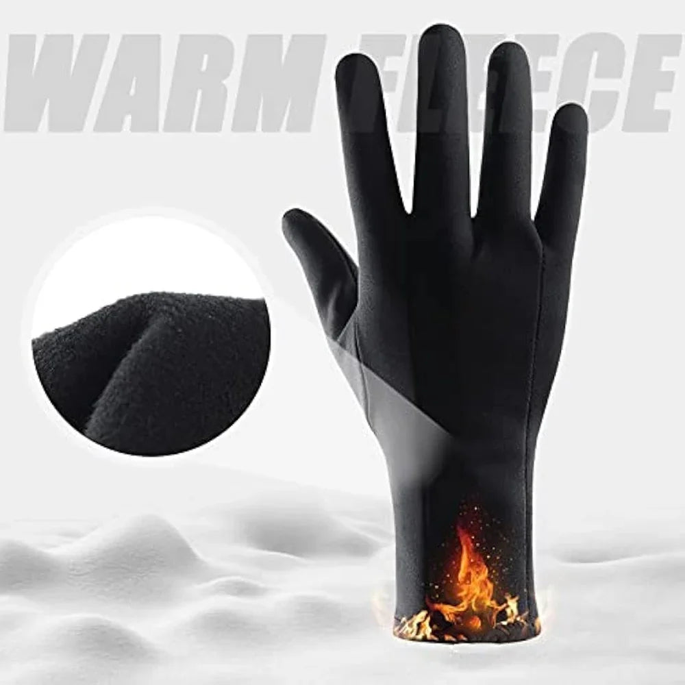 Ski Gloves Liners Thermal Warm Touch Screen Gloves ,Suit for Winter Men &Women Cycling&Running Thin & Lightweight
