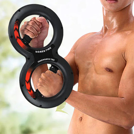 8 Shape Wrist Strength Trainer Multifunction Hand Grip Strengthener Fitness Equipment Forearm Strength Exerciser for Home Gym