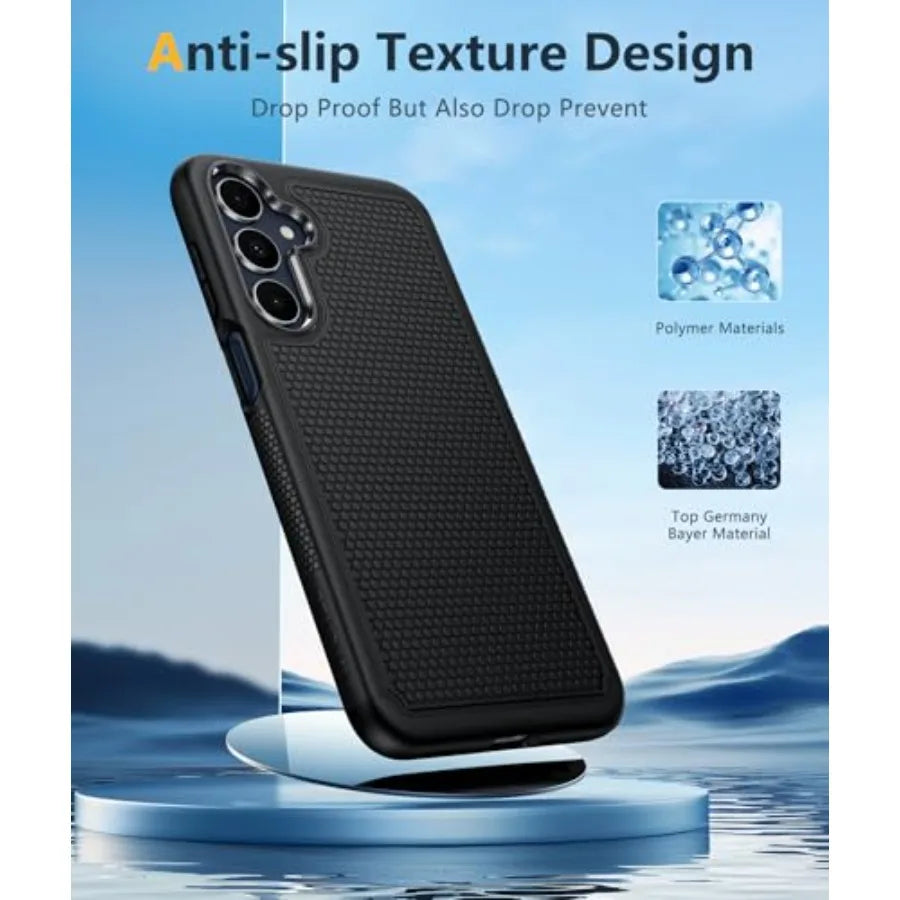 for Galaxy A17/A16 5G Phone Case - Samsung A17 Military Grade Drop Protection, 14ft Drop Tested, Screen Protector Included, Ant