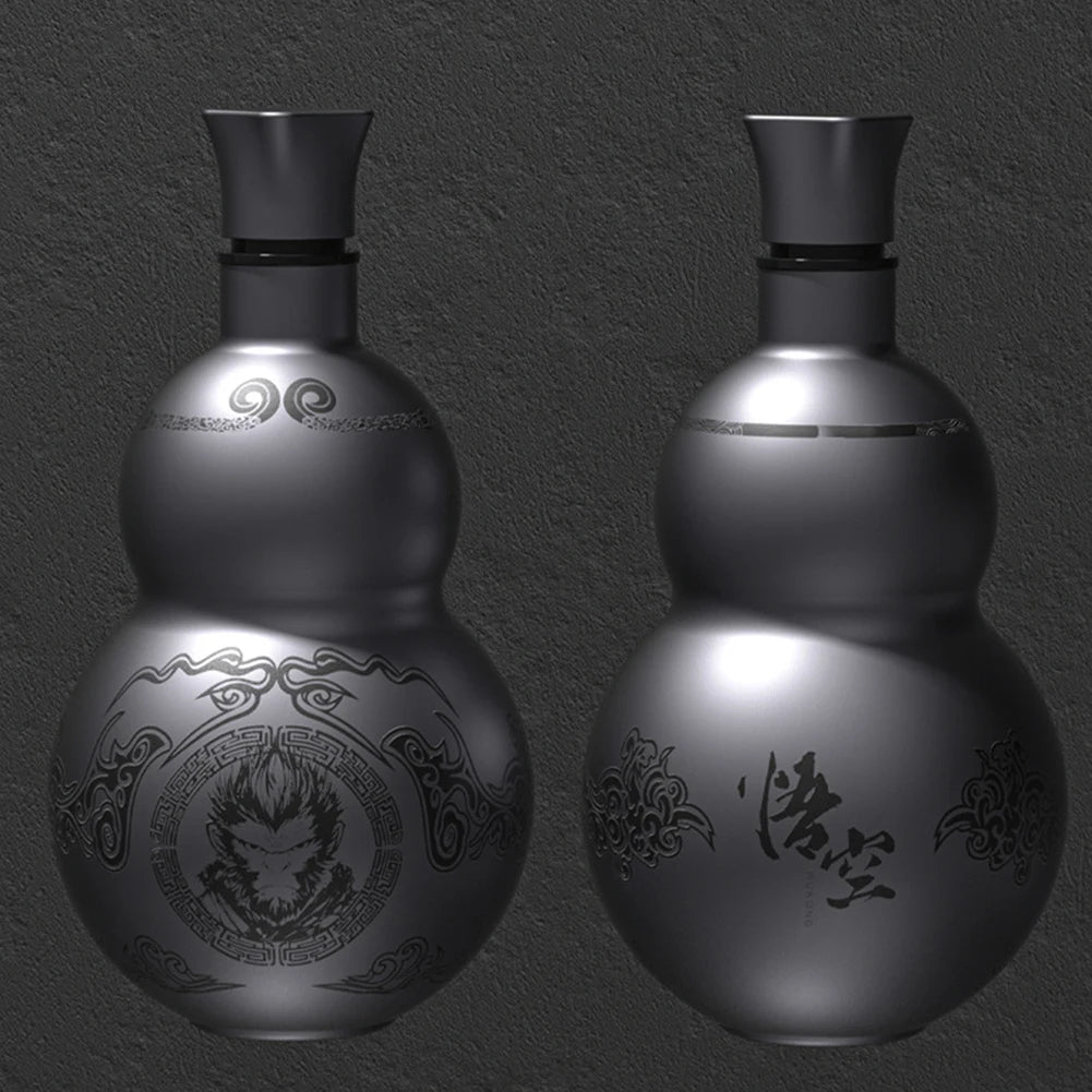 500ml Gourd Water Bottle Stainless Steel Thermal Insulation Cup Leakproof Double-Layer Insulated Cup for Women Men