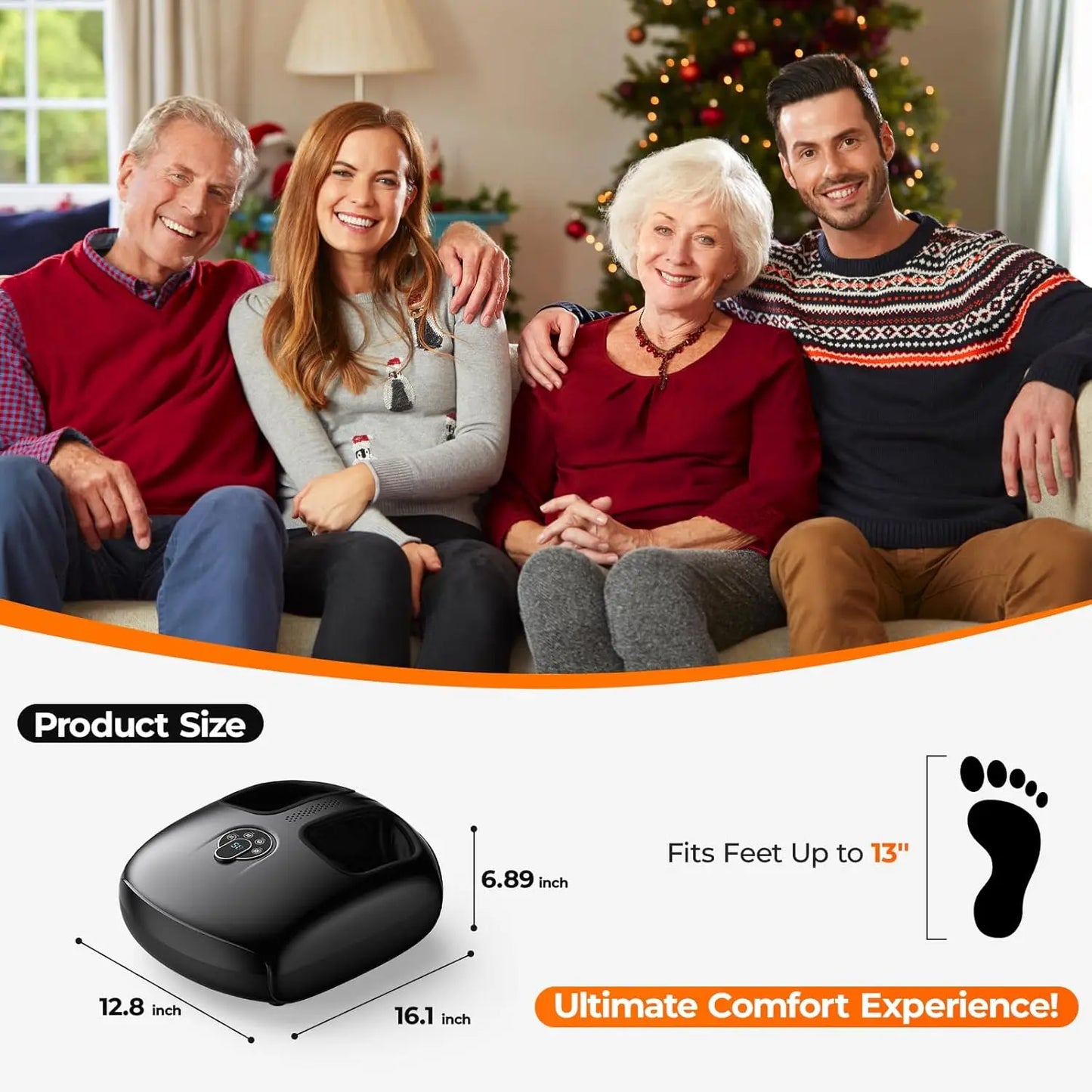 HTMM Shiatsu Foot Massager With Heat Technology And 4 Modes
