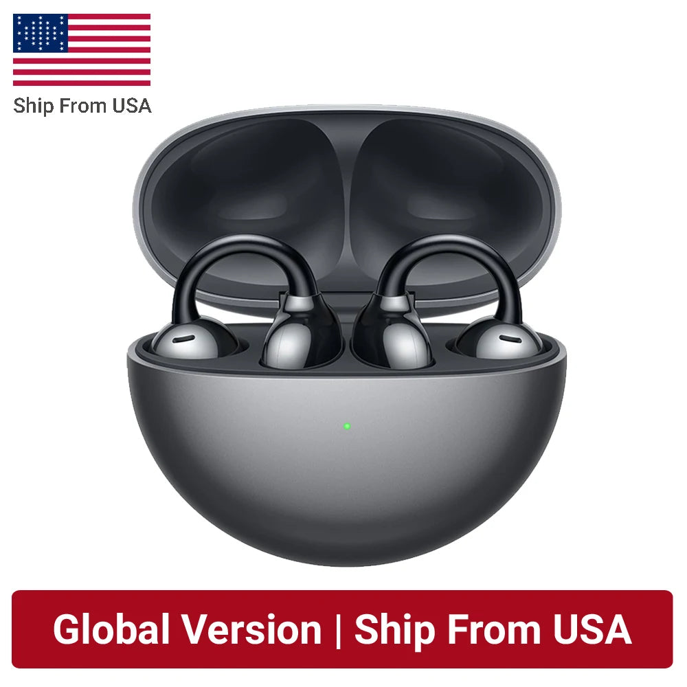 HUAWEI FreeClip,Open-ear Wireless Headphones,Ultimate Sound,compatible with iOS and Android,8 Hours Long Battery Life,