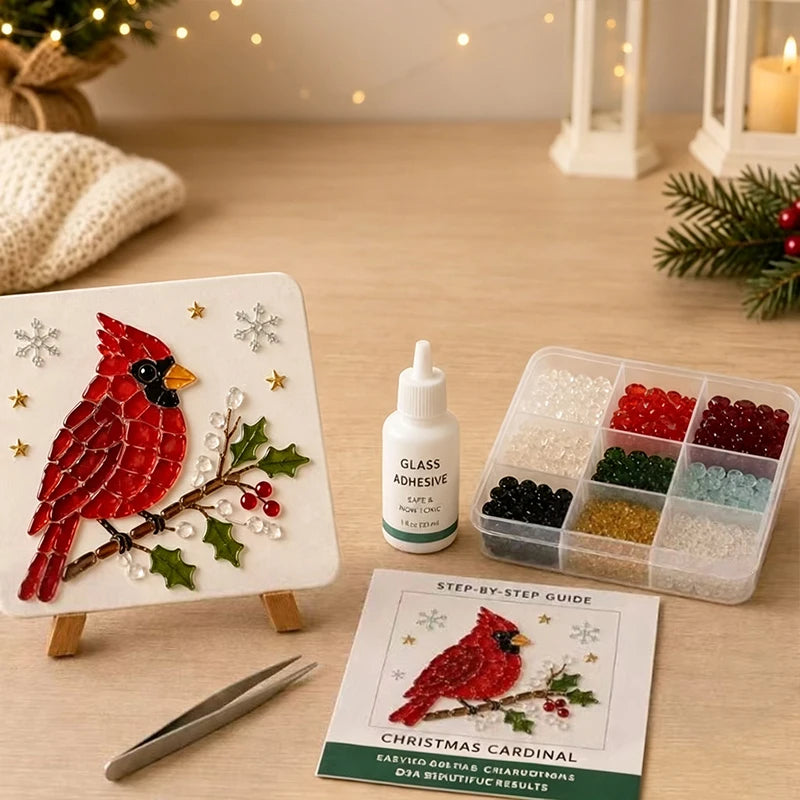 DIY Sea Glass Mosaic Kit for Handmade Ocean Inspired Art