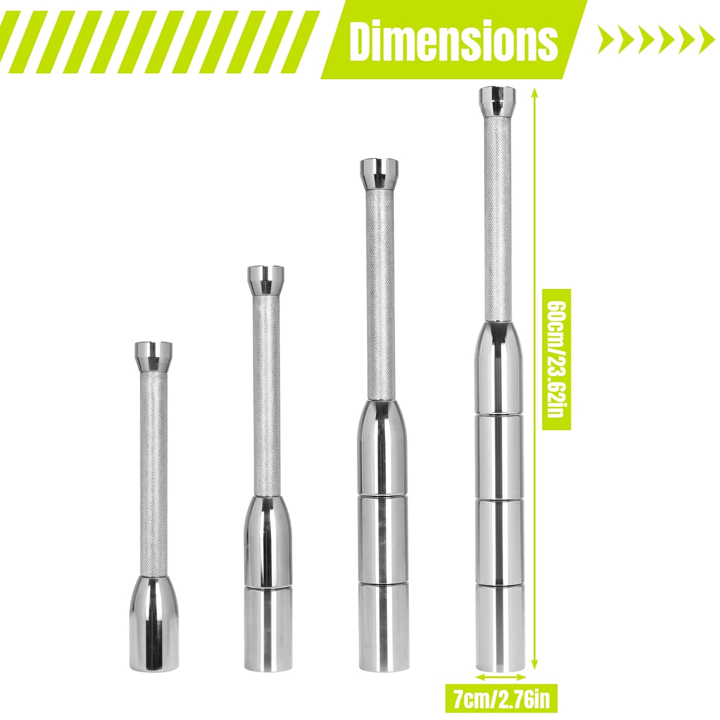 Weighted Hammer Barbell Multi-Purpose Solid Pure Steel Barbell Wear Resist for Exercise Grips & Forearms Workouts