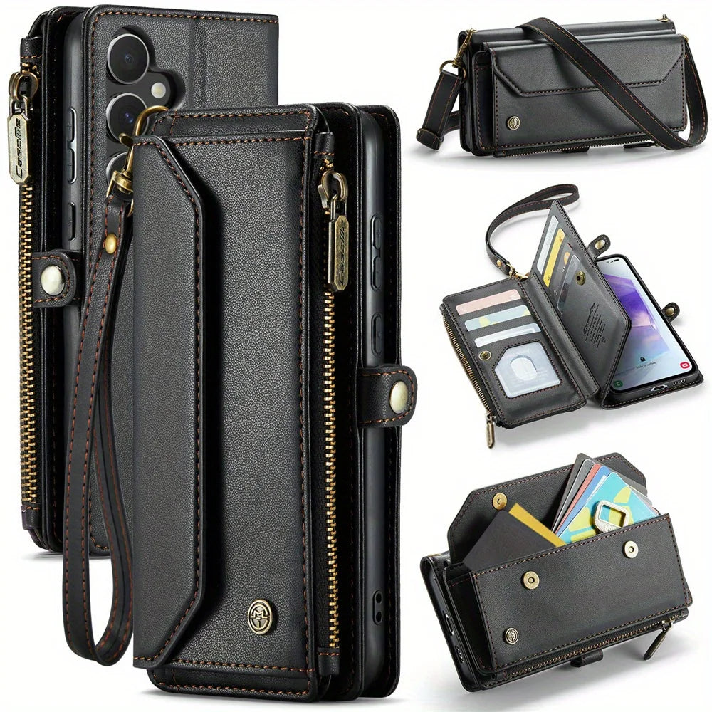 WeForDesign Samsung Galaxy RFID Wallet Case With 7-Card Holder