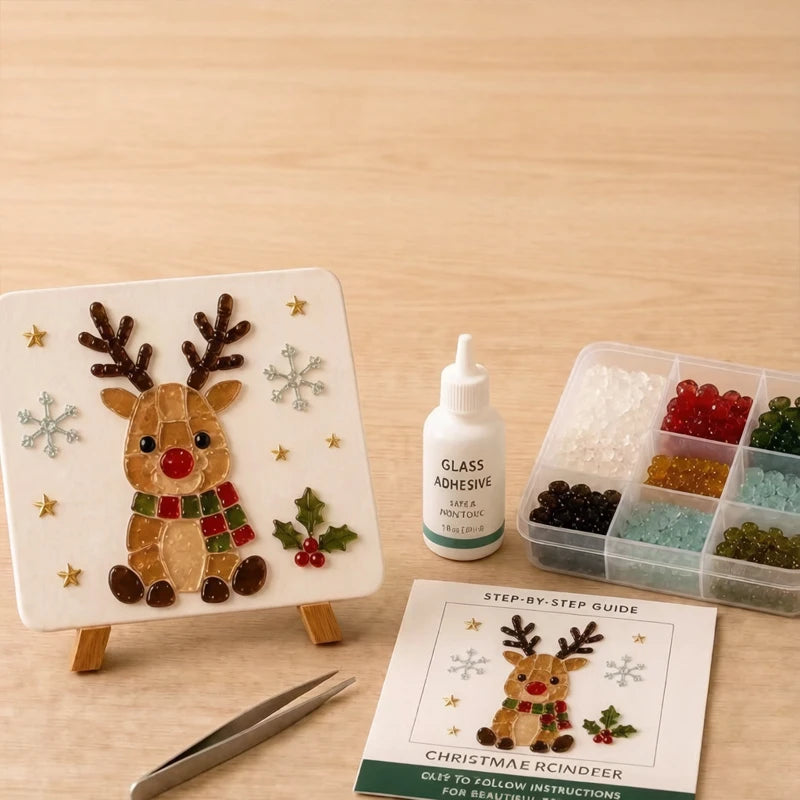 DIY Sea Glass Mosaic Kit for Handmade Ocean Inspired Art