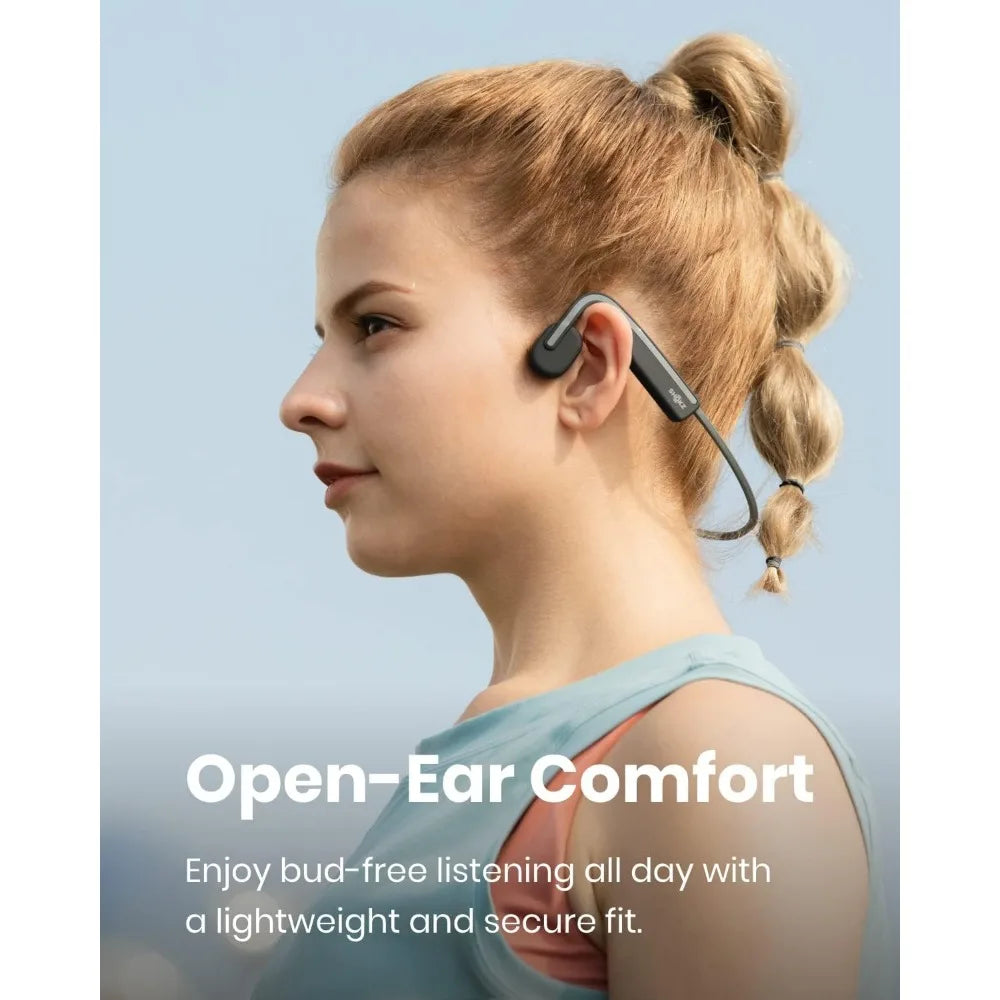 Open-Ear Bluetooth Sport Headphones: Bone Conduction, Sweatproof for Active Lifestyle