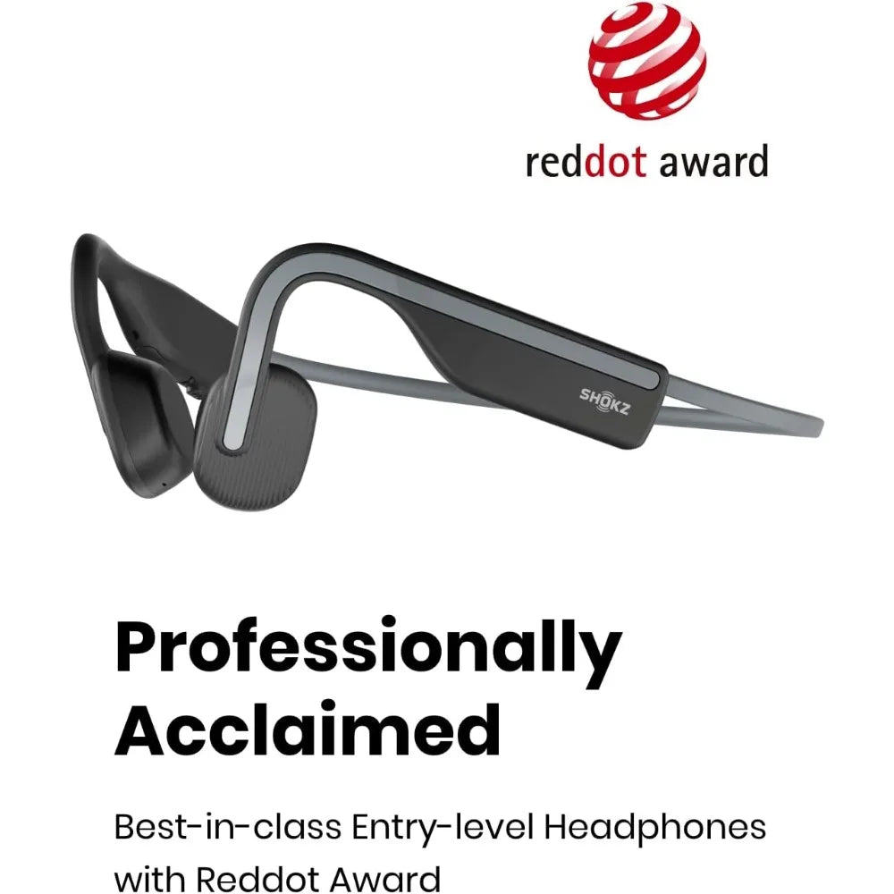 Open-Ear Bluetooth Sport Headphones: Bone Conduction, Sweatproof for Active Lifestyle