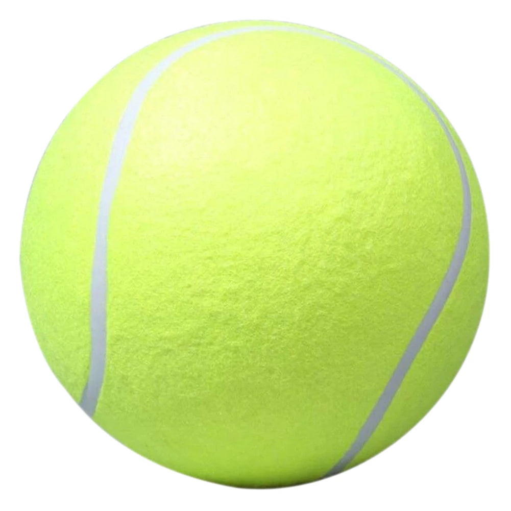 9.5 Inch Dog Tennis Ball Giant Pet Toys Large Inflatable Tennis Ball Dog Chewing Toy Giant Tennis Ball Dog Training Supplies