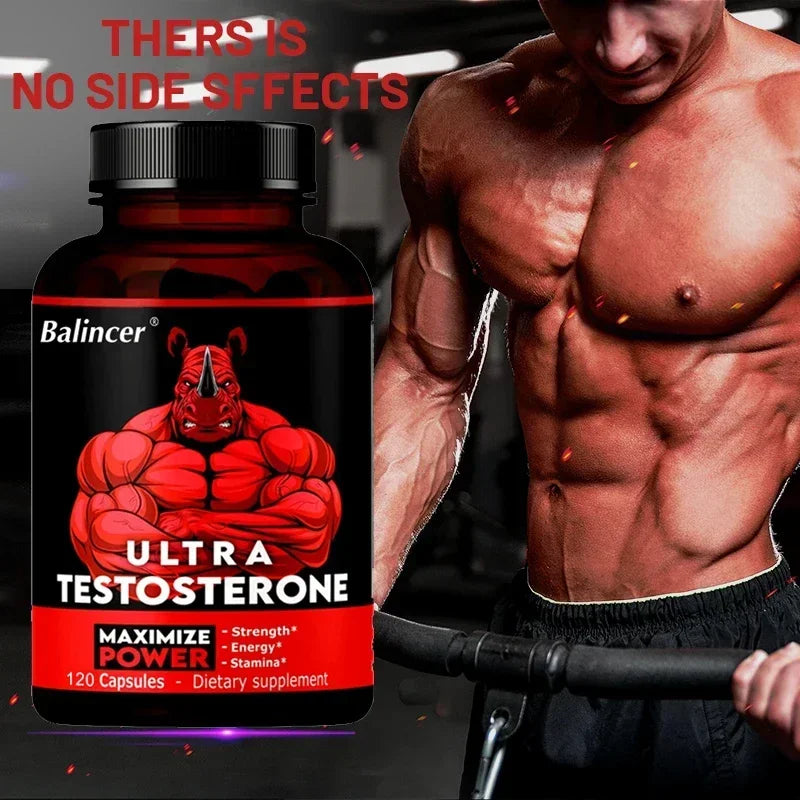 Tribulus Extract Supplement Capsules, Men's Energy Capsules, Support Immune System Health, Boost Muscle, Strength and Energy
