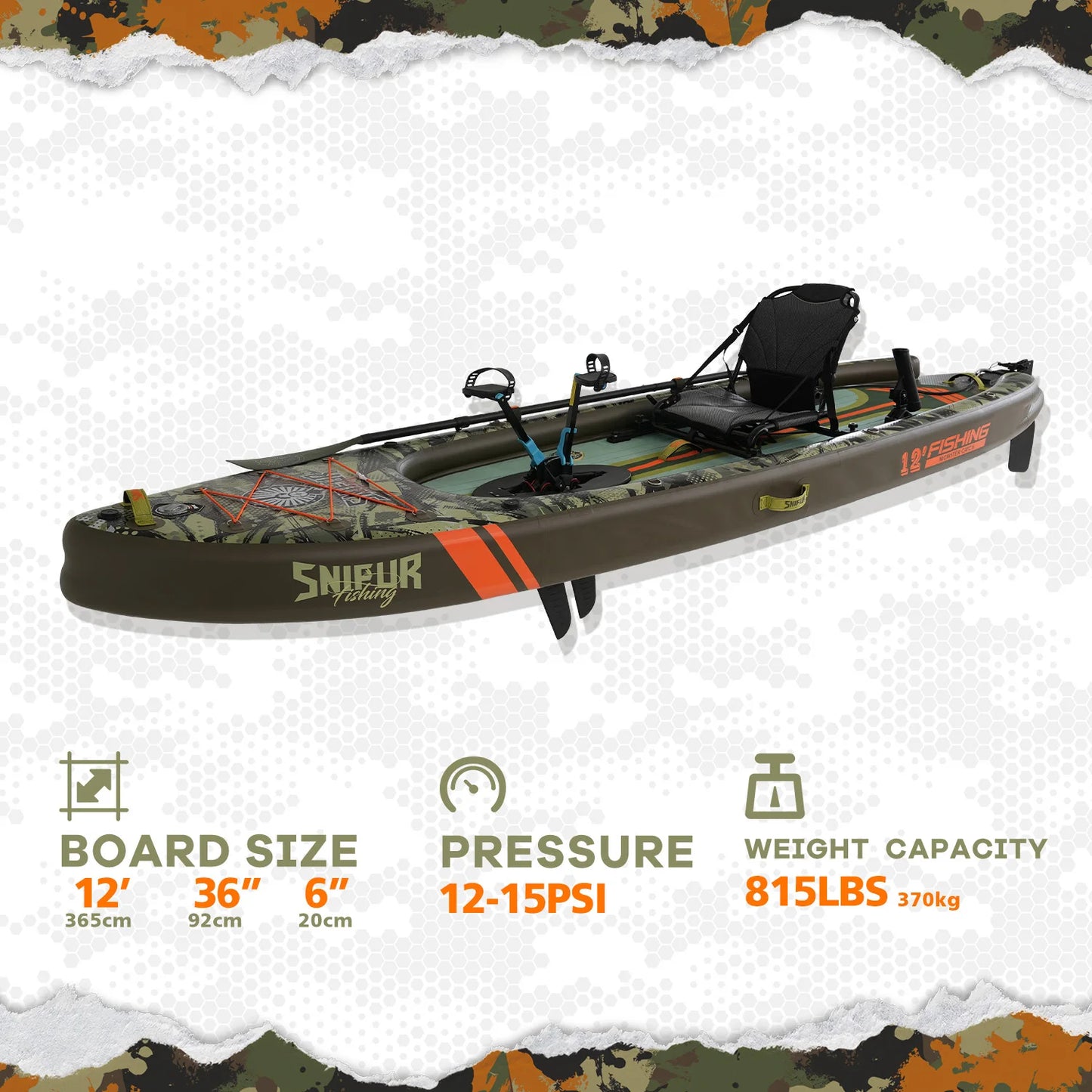 Nawakar Inflatable Kayak Set, Inflatable Kayak Paddles Board ,Fishing Kayak,Portable Touring Kayaks PVC Rafting Adventure Boat
