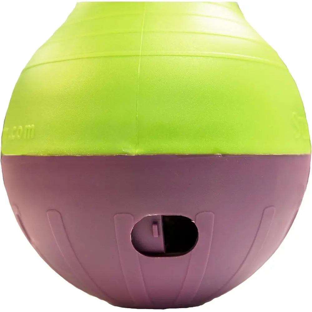 Bob-A-Lot Interactive Dog Pet Toy, Large, Yellow/Green/ple