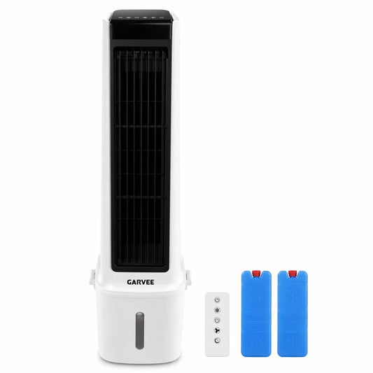 Portable Air Cooler Fan With Mist, Remote Control, 3 Speeds, 1600ml Tank, 2/4/8H Timer, Quiet Cooler For Bedroom Office Desk Use