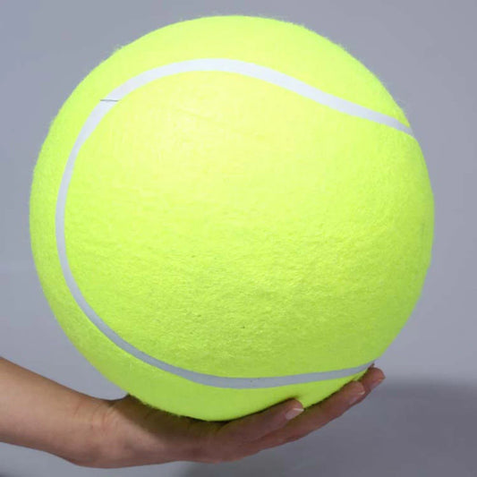 9.5 Inch Dog Tennis Ball Giant Pet Toys Large Inflatable Tennis Ball Dog Chewing Toy Giant Tennis Ball Dog Training Supplies