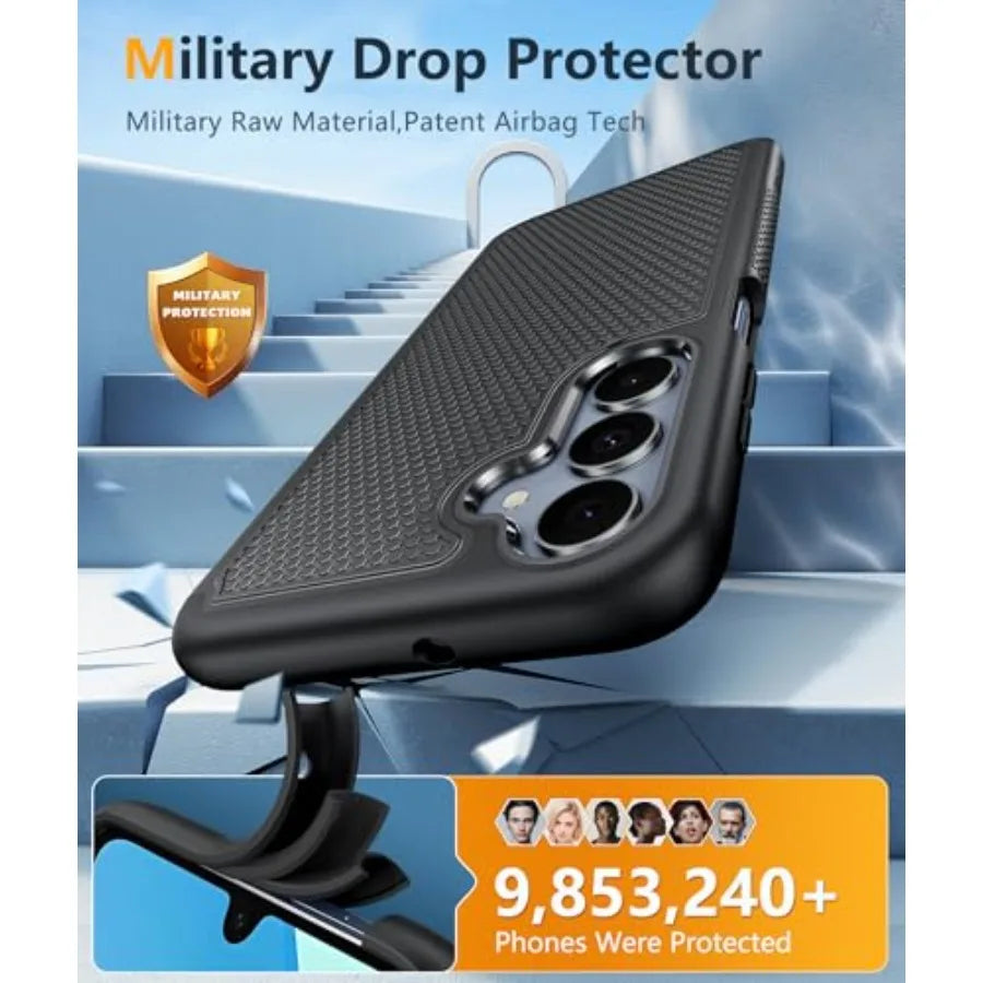 for Galaxy A17/A16 5G Phone Case - Samsung A17 Military Grade Drop Protection, 14ft Drop Tested, Screen Protector Included, Ant