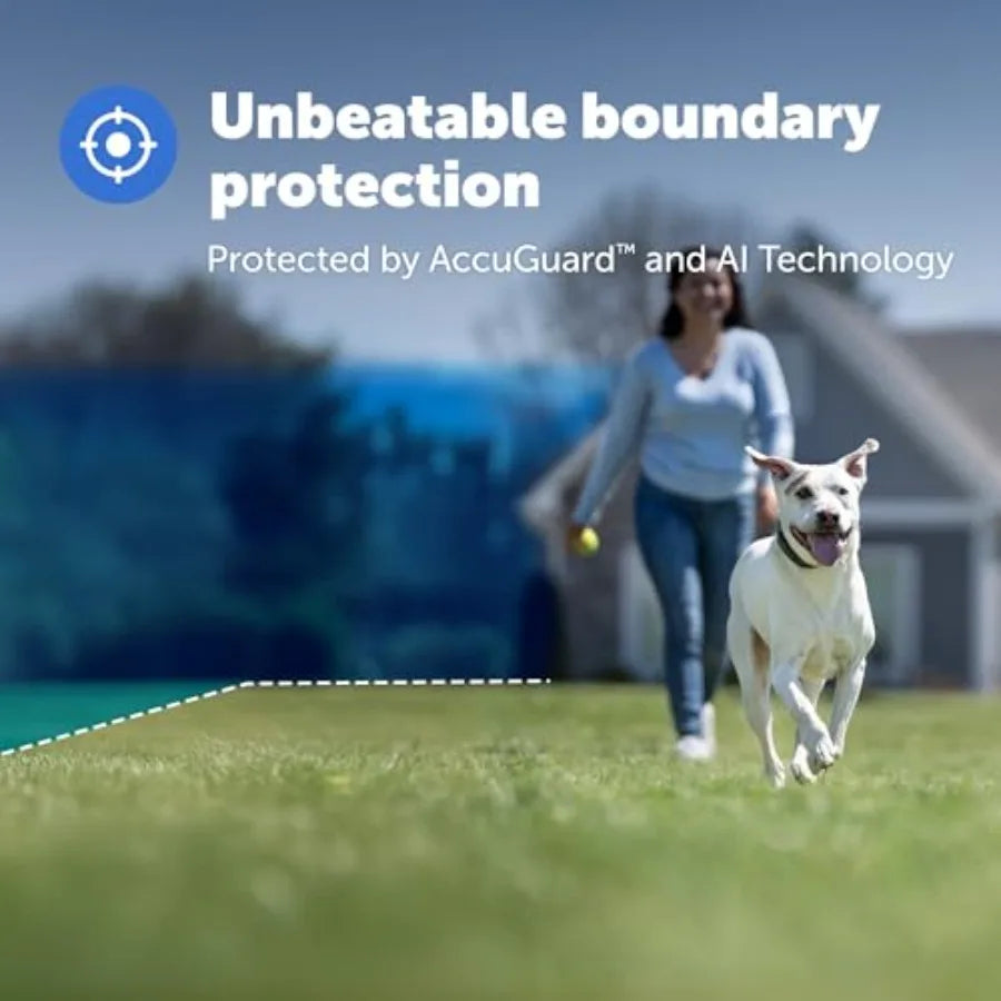 Guardian GPS Dog Fence - Advanced AccuGuard Technology - Wireless Virtual Fence - No Subscription Required - Waterproof Collar