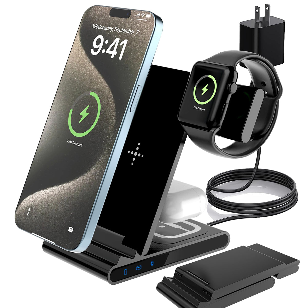 Wireless Charger 3 in 1 Wireless Charging Station