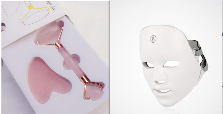 Multispectrum LED Light Therapy Facial Device For Skin Rejuvenation