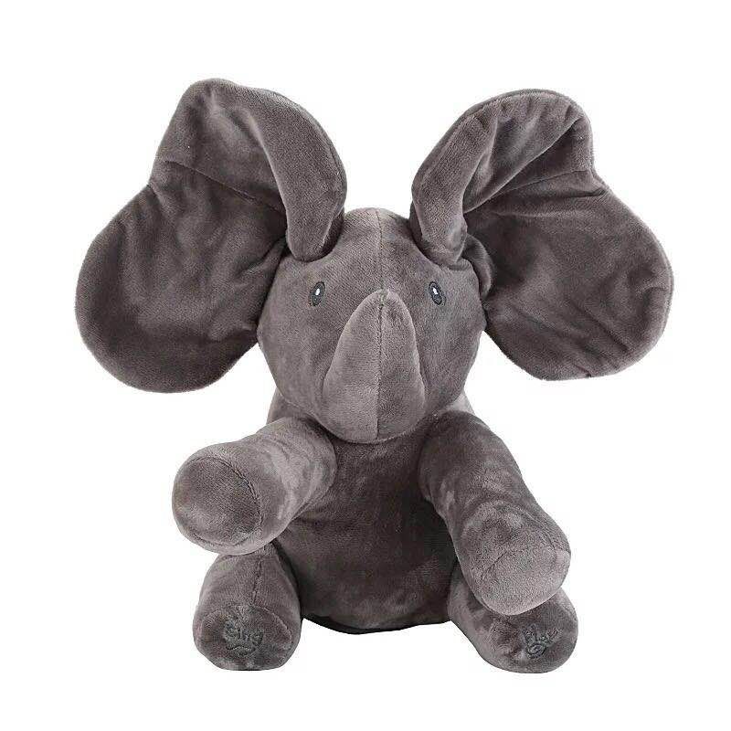 Anpassbarer musikalischer Plüschelefant für Kinder