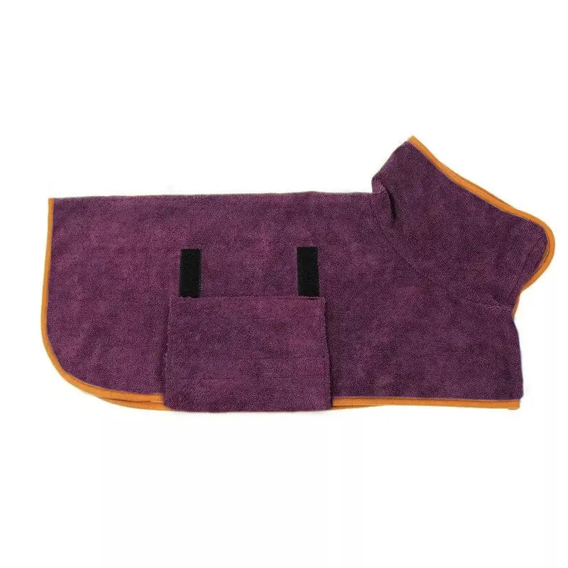 Ultra Absorbent Fast Drying Microfiber Pet Bathrobe Towel