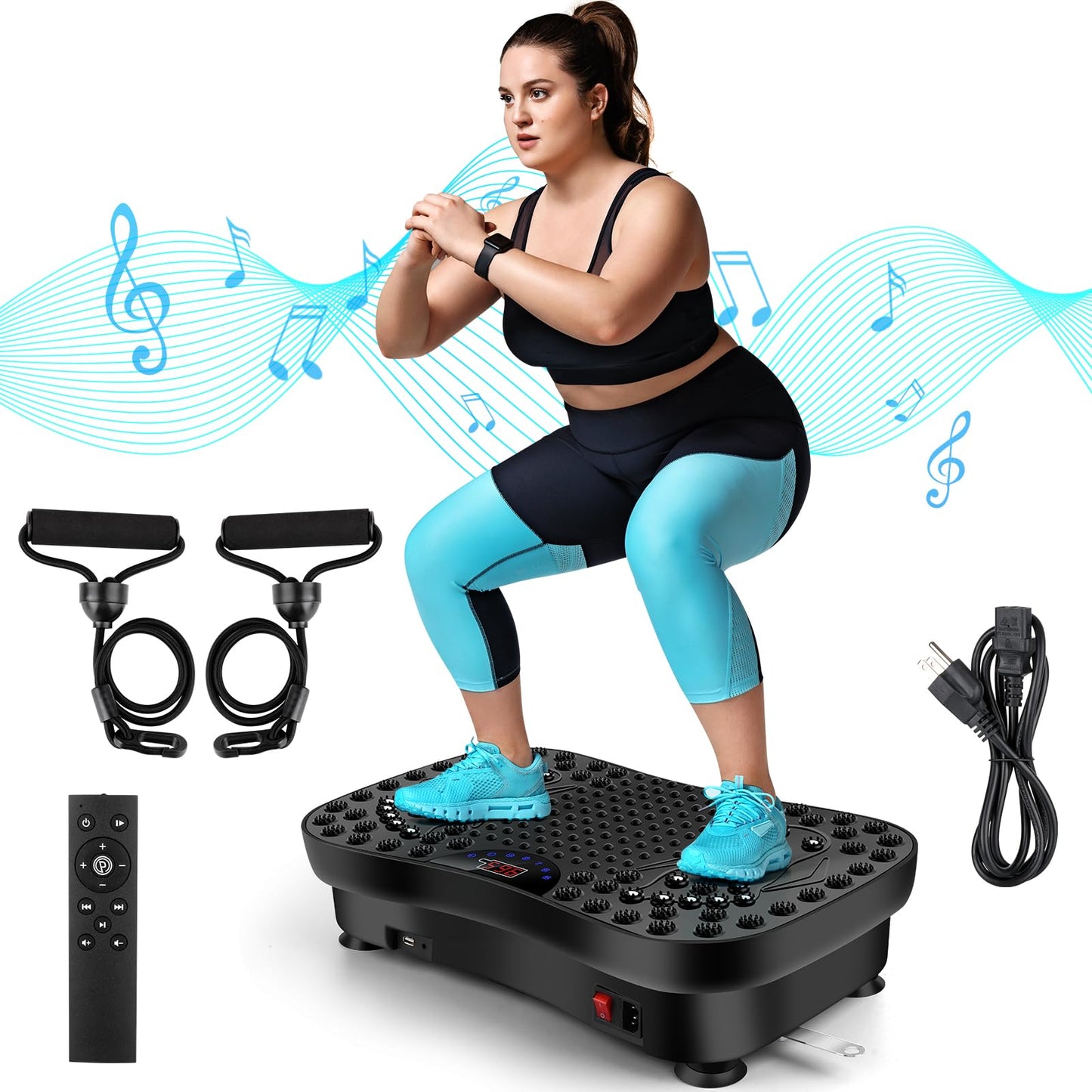 MIDOAIS Vibration Plate Exercise Machine For Whole Body Workout
