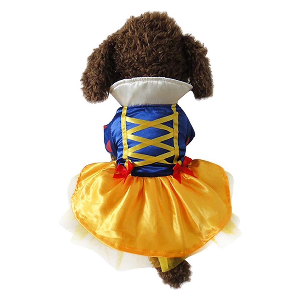 Snow Princess Halloween Pet Costume For Dogs And Cats