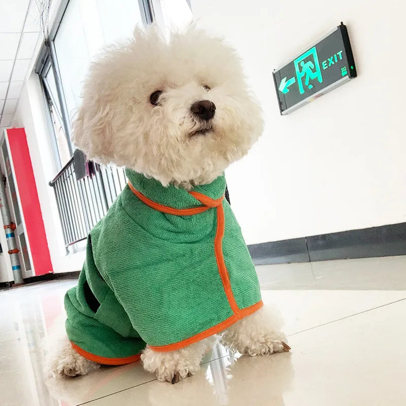 Ultra Absorbent Fast Drying Microfiber Pet Bathrobe Towel